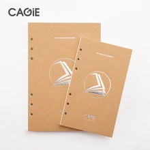 CAGIE a5 a6 a7 Blank Notebook Filler Paper School Office Planner Accessories Spiral Paper Traveler’s Sketchbook Diary