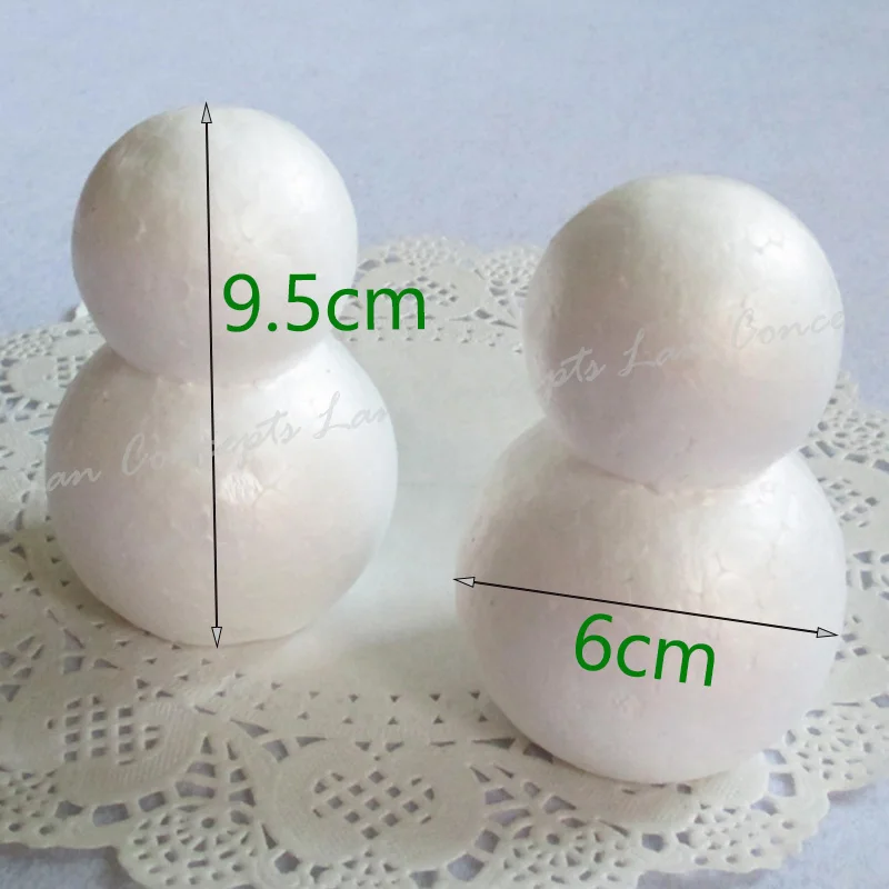 Styrofoam snowman for christmas decoration 1 (3)A