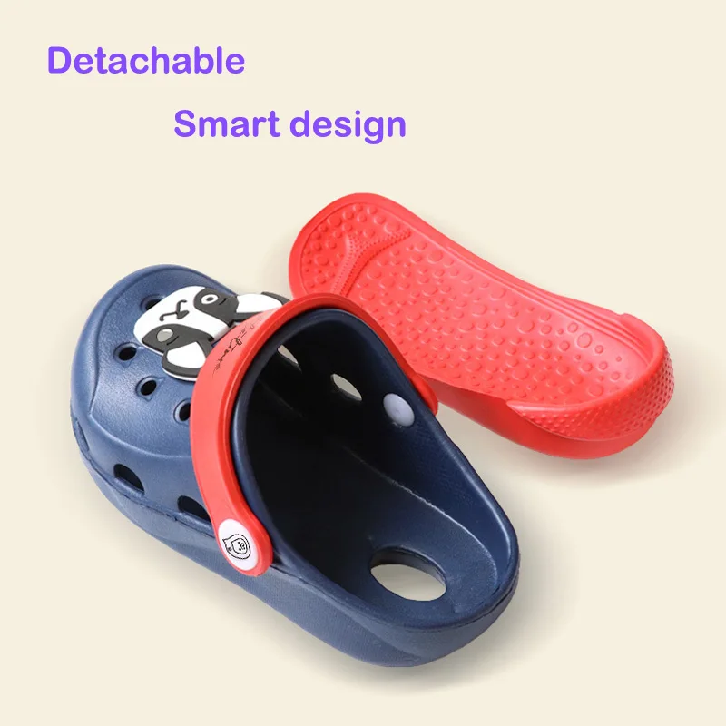 2019 High Quality Summer Cartoon Garden Shoes Hollow Cute Hole Shoes Children's Beach Shoes Non-slip Breathable Croc Shoes