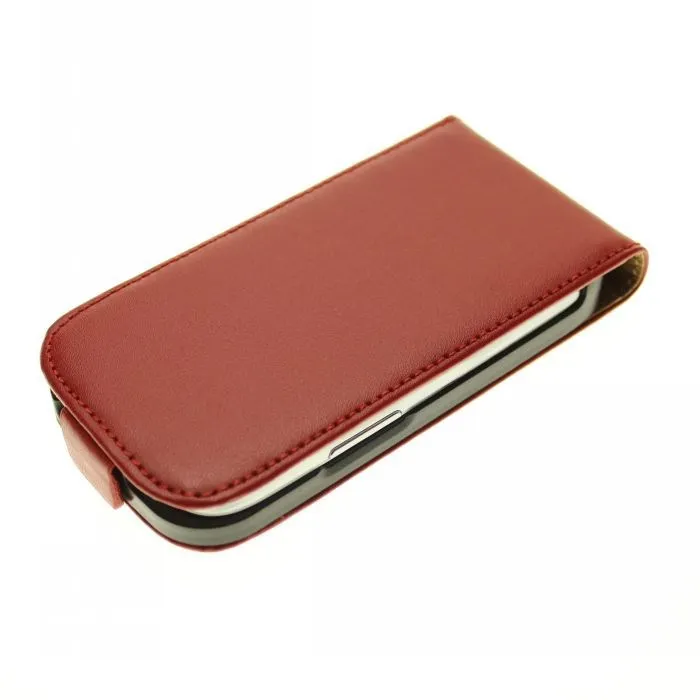 

High Quality Genuine Flip Leather Case For Samsung GALAXY mini i8190 GT-i8190 Case Cover +one direction &phone cases