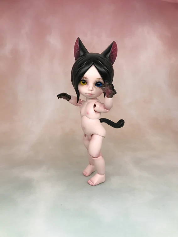 

BJD SD Doll 1/8 Cat Lulu A birthday present High Quality Articulated puppet Toys gift Dolly Model nude Collect