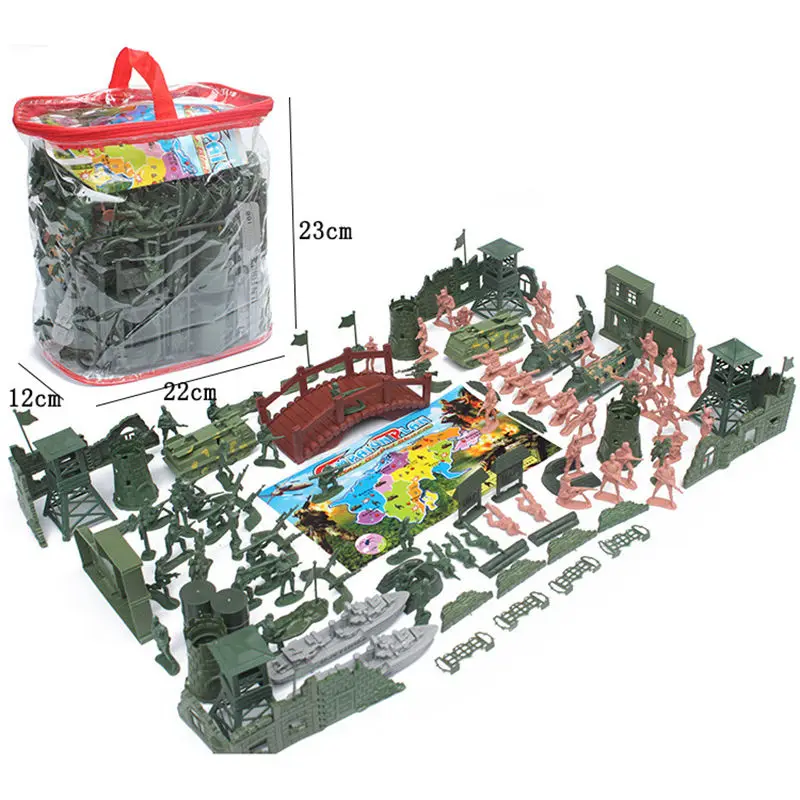 Военная игрушка Солдат Второй мировой войны, модель 130 штук, 4 см, специально подготовленная для детей, для военного хобби, подарочная упаковка для детей - Цвет: YLL00159C