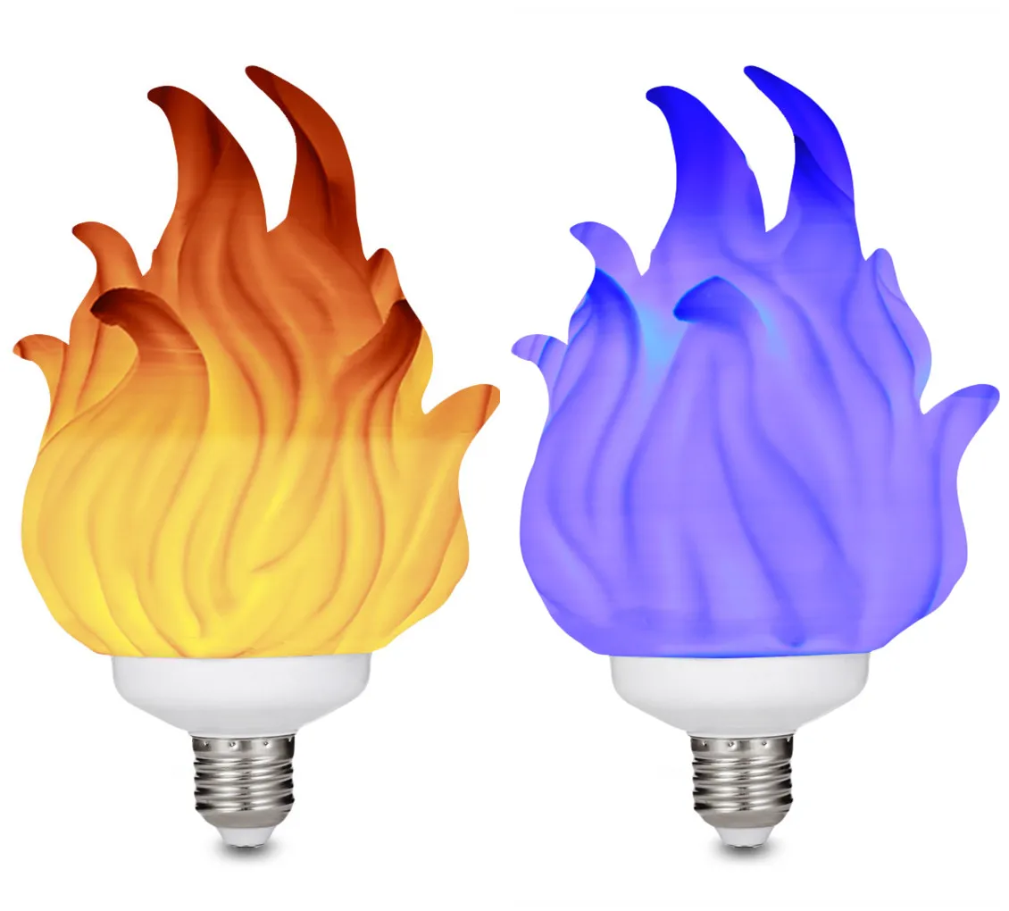 

UE100 3D Printing LED Flame Effect Light Bulb Fire Flickering Emulation Lamp