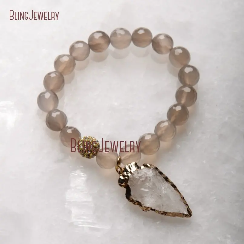 20181201-BM17426-Latest  Arrowhead Clear Crystal Bracelet On Sale_19