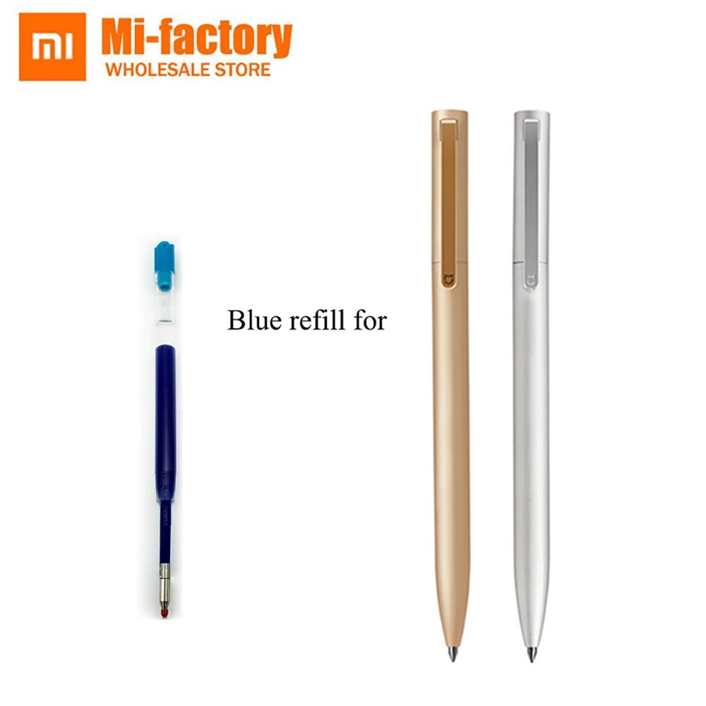 

0.5MM Black Blue Color Inks Refill For Xiaomi Mijia Pen Metal Version Replacement Only for Gold Color Silver Color Mijia Pen