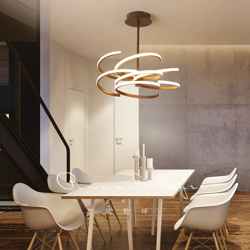 

Creativ Modern led chandelier For livingroom Dining Room Nordic Brown Creative lustre moderno lampadari Chandelier lighting