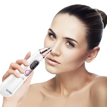 Удаление угрей, уход за кожей пор вакуум Удаление прыщей вакуум всасывания инструмент машинка для шлифовки лица Очищение лица