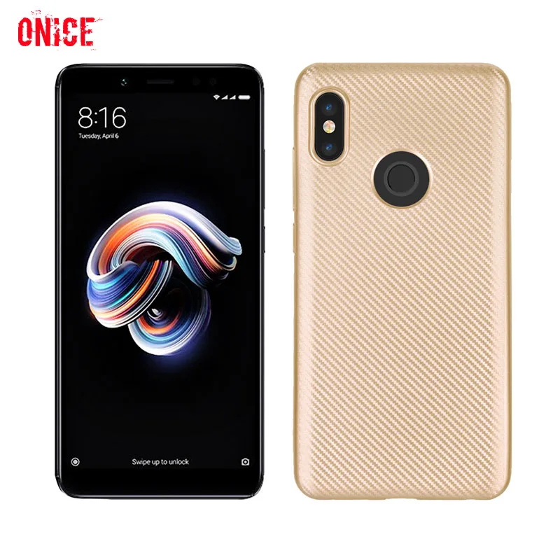 Redmi Note 5 Pro Carbon Fiber Shockproof Phone Case on for Xiaomi Cover Fundas Xiomi 6X 16 32 64 GB |