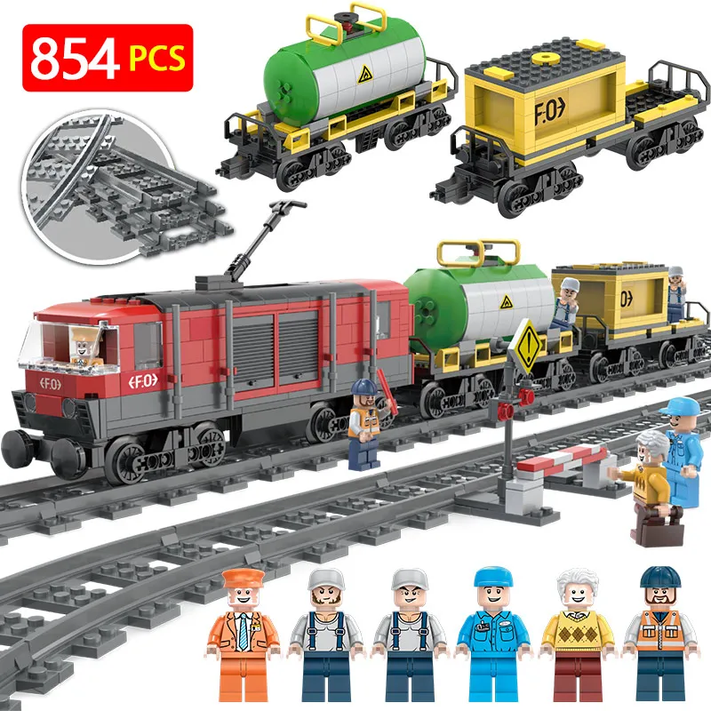 

2018 Hot Creator Series Model Building Blocks Compatibe with LegoINGLYS Intercity Train Station Architecture Toy for Children