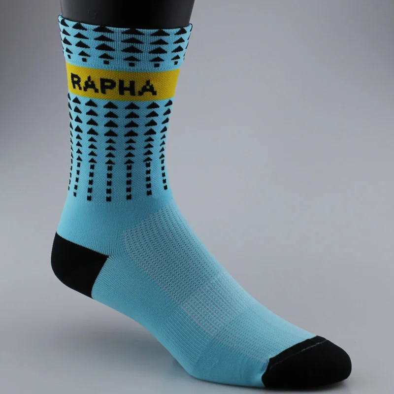 Профессиональные носки унисекс для велоспорта, носки для бега на открытом воздухе, носки для горного велосипеда, дышащие носки высшего качества - Цвет: blue