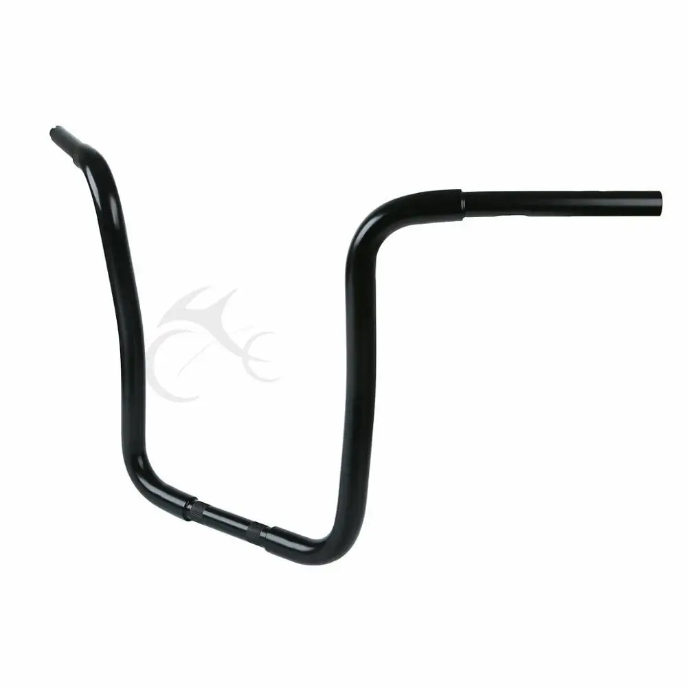 Руль для Harley Sportster Iron XL 883 1200 FXST FLST черный 18 &quotRise Ape 1 1/4&quot|Накладки и декоративные