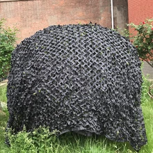 4X4 M черный охота, кемпинг, военная маскировочной скрыть камуфляжная сетка Открытый Отдых съемки Ткань Оксфорд камуфляжная сеть