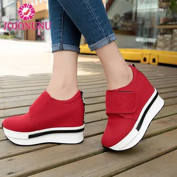 

FITWEE New Fashion High Heels Shoes Women Sneakers Daily Street Casual Shoes Vacation Lady Beach Shoe Footwear Size 35-40