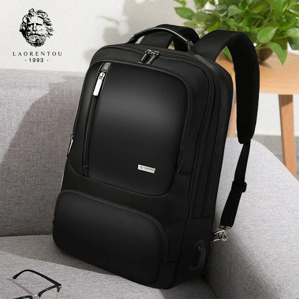 Promo  LAORENTOU Brand Man Business Large Capacity Travel Male Computer Bag Laptop Backpack Men Multifunct