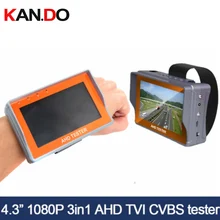 4," HD тестер систем Скрытого видеонаблюдения с дисплеем 3 в одном AHD tvi CVS 1080P тестер аналоговых камер PTZ UTP Кабельный тестер 12V1A Выход CCTV сигнальный тестер