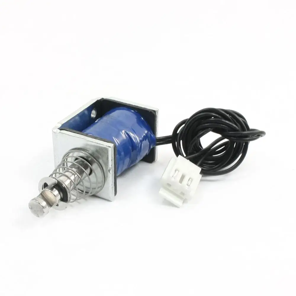 

18V 1.5A Open Frame Actuator Solenoid Electromagnet 1mm 690g 6mm 160g