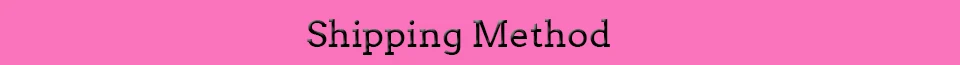 shipping method