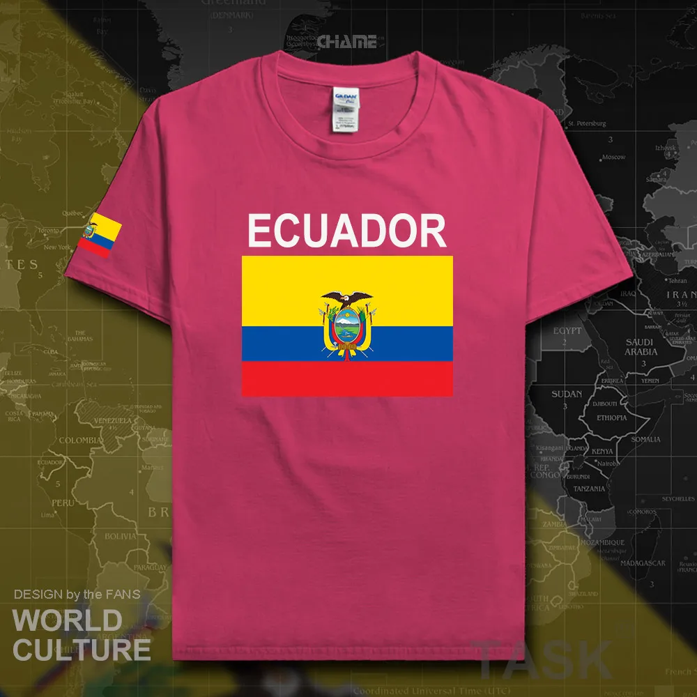 

Ecuador Ecuadorian men t shirts 2017 jerseys nation team tshirt 100% cotton t-shirt sporting gyms clothing tees country flag ECU