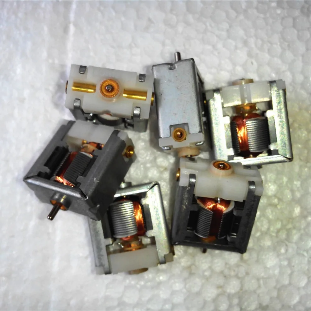 

3pcs Magnetic Brush Micor Motors DC 6V 15000RPM 12mA 21.8 x 18 x 9.5mm