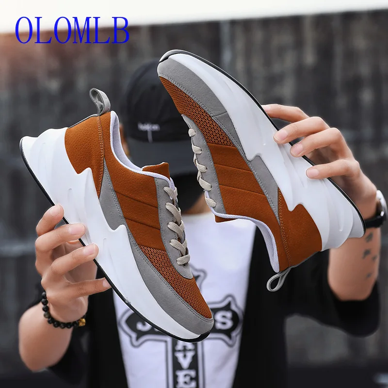 

OLOMLB Men casual Shoes Breathable Zapatos Lightweight Calzado de hombre Comfortable Male Sneakers Men Tenis masculino adulto
