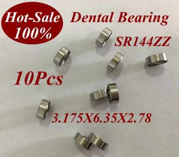 

10pcs NEW R144ZZ 3.175x6.35x2.78 3.175*6.35*2.78 high speed dental bearing for high speed dental handpiece machine