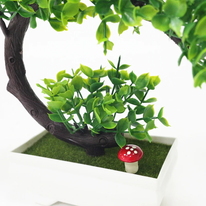 JAROWN Artificial Plants Fake Flower Bonsai Home Decoration Flores Simulation Plastic Potted Plant Wedding Decorations Gift (17)