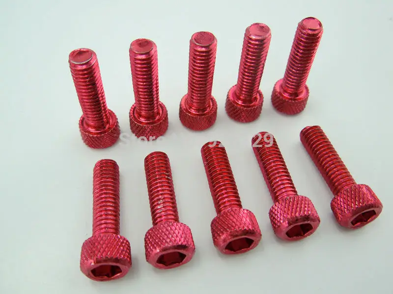 Красный декоративный винт для мотоцикла M6mm x 25mm|screw size|screw screwscrew blade |