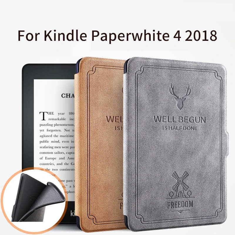 

Cases For Kindle Paperwhite 4 Case 2018 E-Book Shell for Amazon Kindle Paperwhite 4 2018 Silicone Soft Protective 6 Inch Cover