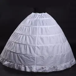 6 обручальное бальное платье Свадебные Подъюбники брак кринолиновый подъюбник Свадебные аксессуары Jupon Mariage 2019