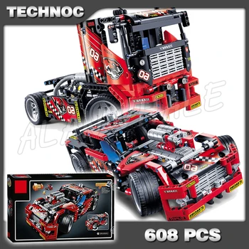 

608pcs 3360 2in1 Technic Limited Edition Set Race Truck Model Building Blocks Bricks Boys Toys Compatible with Lago