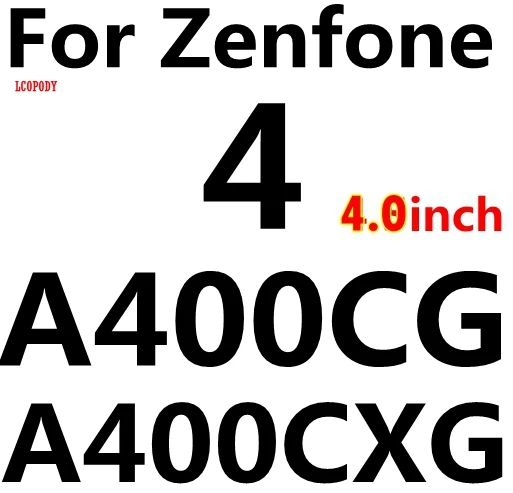 С уровнем твердости 9h закаленное стекло с округлыми рамками Asus zenfon 2 3 laser max ZE551ML ZC451CG A450CG A500CG ZE500KL ZE550KL ZC520TL z00ud zb552kl защитное стекло чехол - Цвет: for asus a400cg