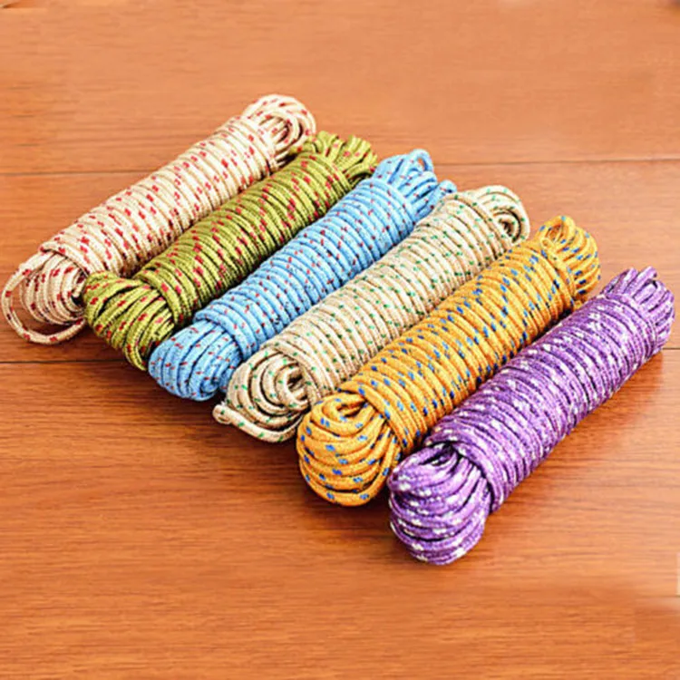 Cuerda веревка для сушки одежды 10 м цветная вешалка шнур для улицы