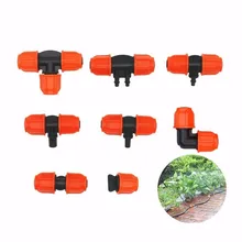 10 Pcs/lot Hose Quick Connectors Garden Water Quick Coupling 9/12 Inch Garden Pipe Connectors Home Watering Tubing Fitting