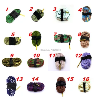 

5PCS bore snake .17 .22 .30 .44cal .380 10ga 12ga 16ga 20ga Rifle/Pistol gun cleaning kit~Boresnake