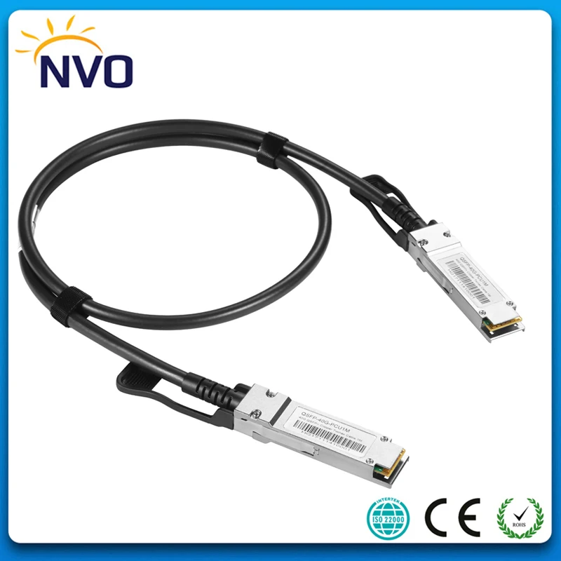 

Free Shipping 40G QSFP to QSFP DAC 1M AWG30 Passive Direct Attach Copper Cable,40G QSFP-QSFP Passive Direct Copper Cables