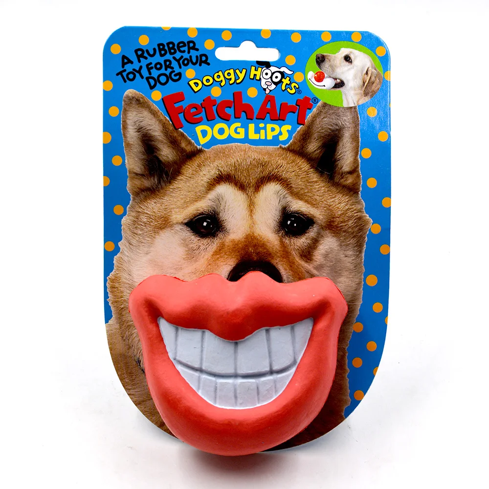 New Durable Pet Dog Red Lips Chew Toys high quality Funny Smile Lips
