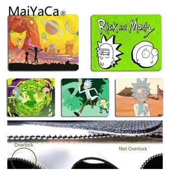 

MaiYaCa New Designs Rick and Morty Anime Office Mice Anti-Slip Durable Silicone Computermats Size for 18x22cm 25x29cm Mousepad