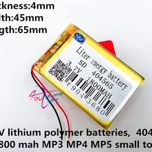 3,7 V 1800 mah Электронные книги 404565 электронная обучающая машина 3,7 V литий-полимерные батареи