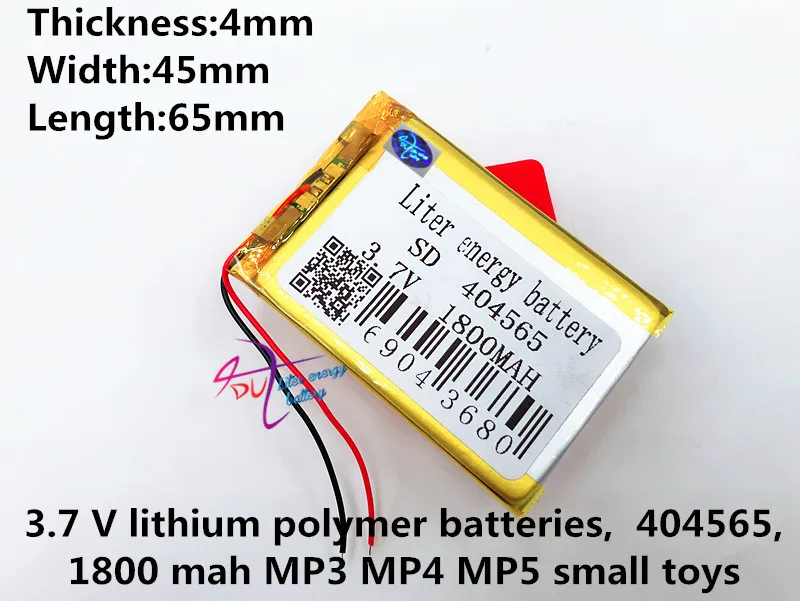 3 7 V 1800 mah Электронные считыватели 404565 электронная обучающая машина литий