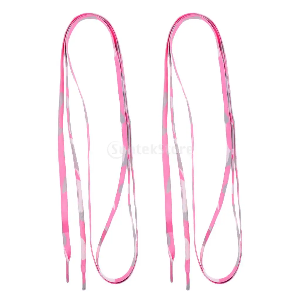 1 Pair Knitted Shoelace for Roller Skates Boots Hockey Skates Optional Color