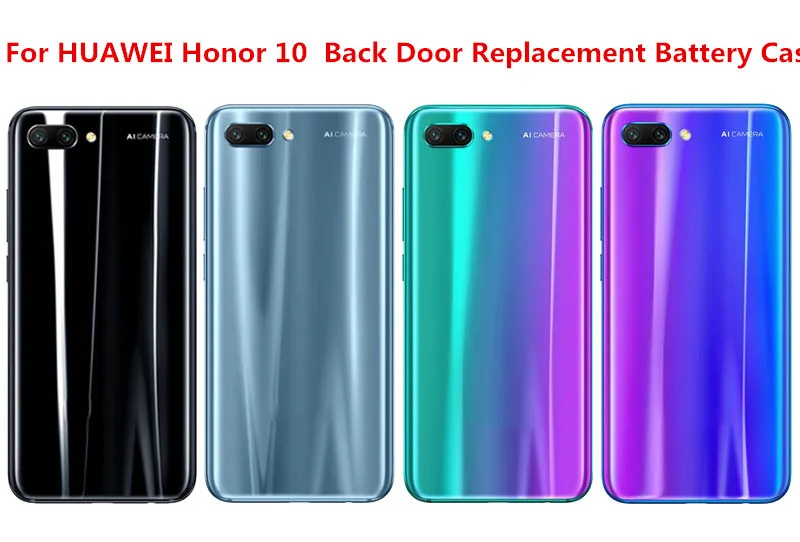 

Rear Glass Battery Cover Door Back Housing Back Battery Case Replacement for Huawei Honor 10 Replacement