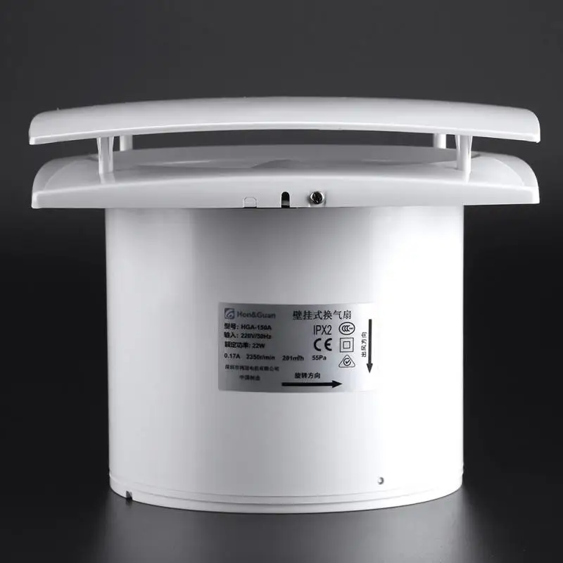 220 В оригинальный вентиляционный вытяжной вентилятор для ванной комнаты потолочный настенный вентилятор размер отверстия 150-180 мм Кухня