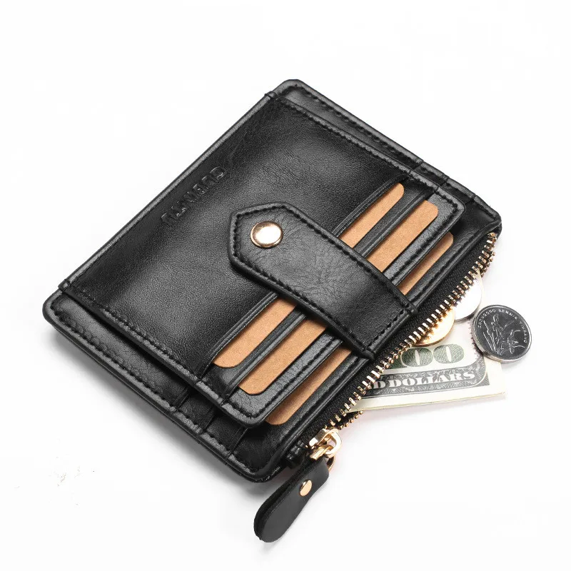 

Multi-card-bit Pack Bag Men Wallet Business Card Holder Bank Cardholder Leather Cow Pickup Package Bus Card Holder Slim Leather