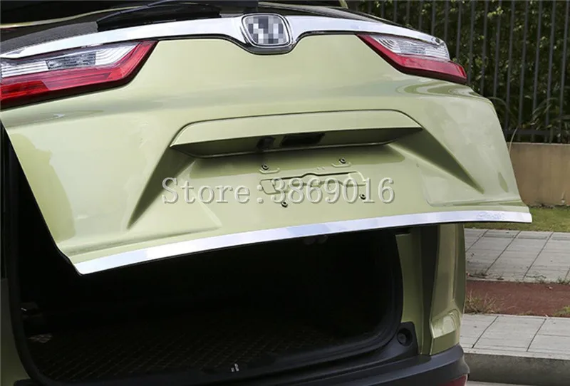 

For Honda CRV CR-V 2017 2018 Rear Trunk Lid Cover Tailgate Decoration Strip Trim Door Handle Molding Boot Garnish Cover