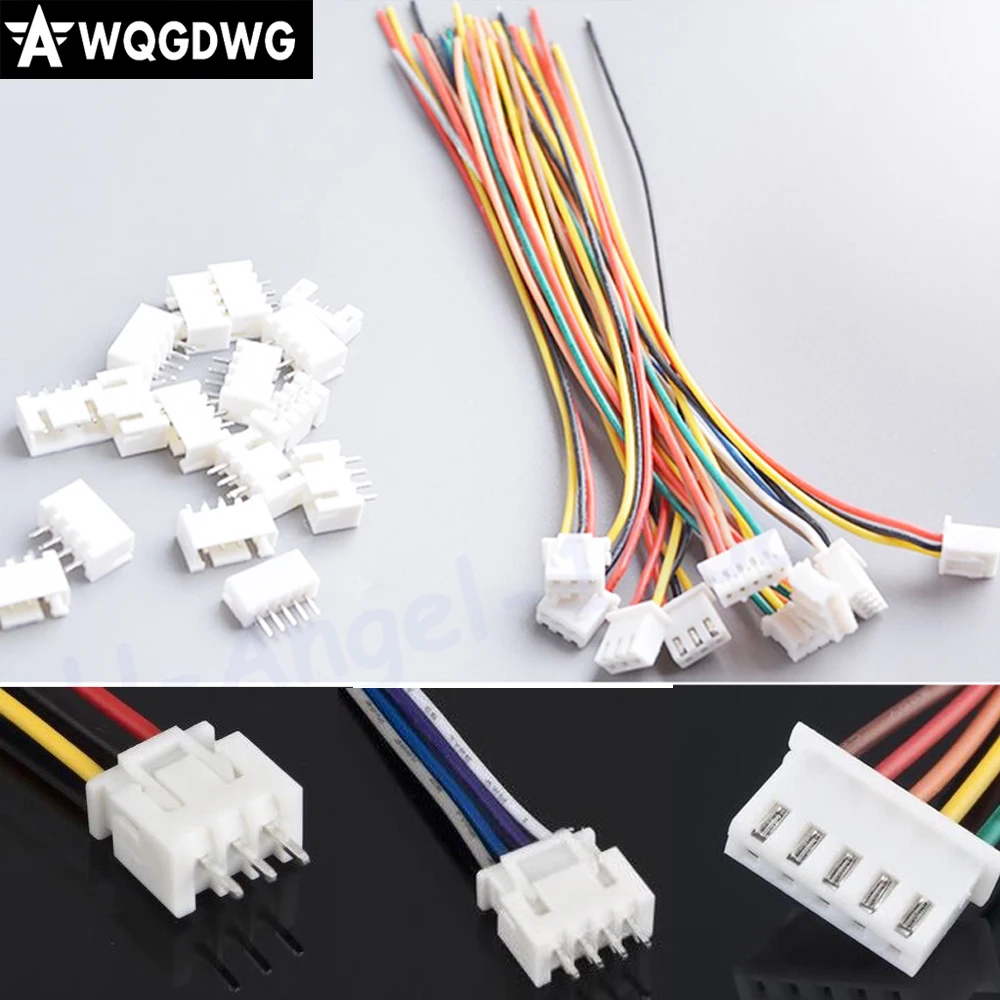 100 Pairs lot 150mm RC lipo battery balance charger plug 2S1P 3S1P 4S1P 5S1P 6S1P 7S1P