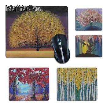 

MaiYaCa New Arrival Super Hot Painting Tree Rubber Mouse Durable Desktop Mousepad Office Tool Gift Mouse Mat Pad gamer desk mat