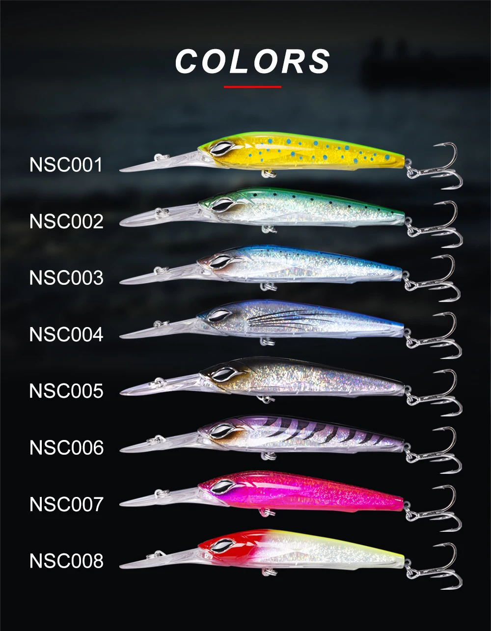 Noeby NBL9485 новейшая жесткая приманка для рыбалки, морской Троллинг, 180 мм/90 г, Тонущая, для тунца, синяя рыба