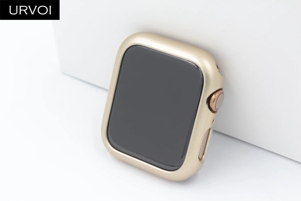 URVOI чехол для apple watch series 4 5 чехол для iwatch протектор пластиковый бампер Тонкий чехол ремешок 40 44 мм