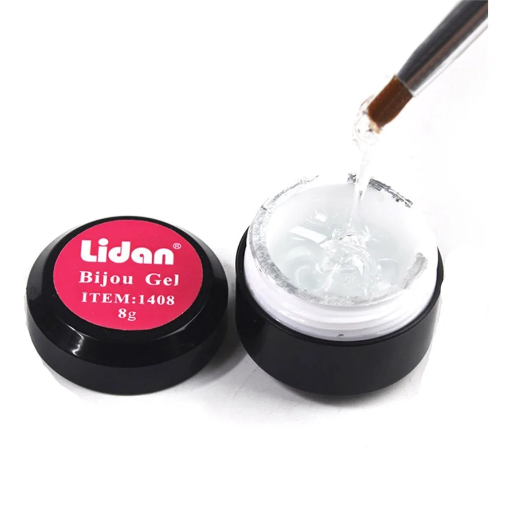 1 Box DIY Professional Nail Art Glue Rhinestones Decorations Sticking