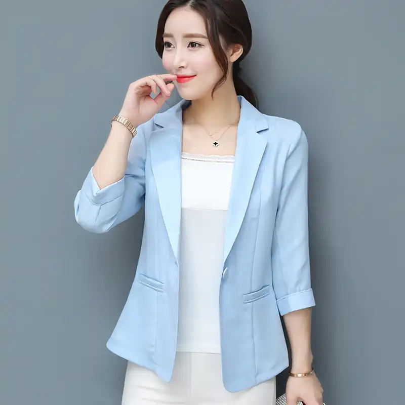 women's plus size summer blazers